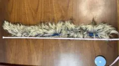 ボア・ファー生地 約80cm ベージュブラウン