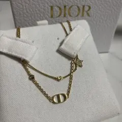 Christian Dior ディオール　ネックレス 2連　ゴールドのサムネイル