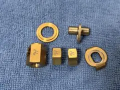 H&H チタンハブナット+ケーブルギャザー ゴールド Bromptonのサムネイル