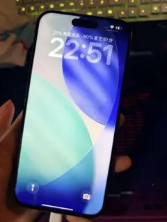 極美品iPhone15Promax 256G/US/100%/物理sim 2枚