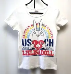 LIZ LISA doII ウサビッチ 半袖 Tシャツ 白 コラボ F y2kのサムネイル