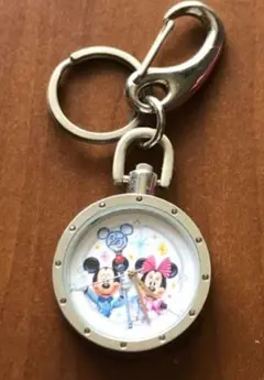 東京ディズニーリゾート 25thデザイン キーホルダー 時計 非売品