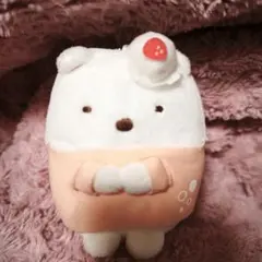 すみっコぐらし　しろくま　ボールチェーン付きクリームソーダぬいぐるみ
