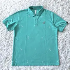 アディダス テーラード ゴルフウェア ポロシャツ ロゴ刺繍 XLサイズ