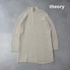 theory / アシンメトリー ハイネック ニット ワンピース セーター M