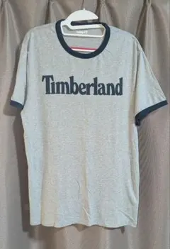 Timberland グレー リンガーTシャツ