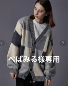 パッチワークVカーディガンのサムネイル