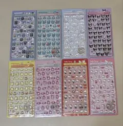 正規品★サンリオミニ ボンボンドロップシール コンプ 8種セット