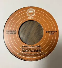 新品 Eddie Palmieri ‎/ Spirit Of Love 7インチ