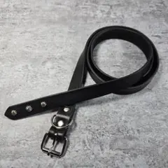 s*a様 新品未使用箱付きTUKIレザーベルト28インチ3mmブラック - メルカリ