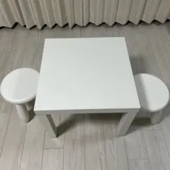 IKEA キッズテーブルセット　サイドテーブル　子供机　キッズデスク　椅子