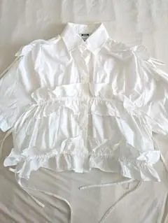 MSGM フリルディティールシャツのサムネイル