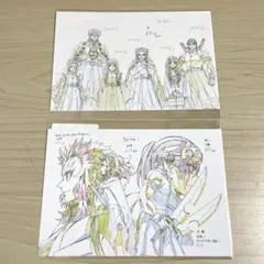 鬼滅の刃 柱展 原画ポストカード 煉獄杏寿郎 宇髄天元