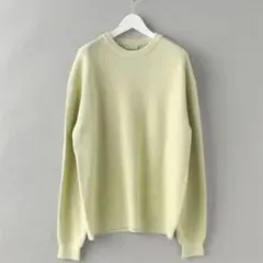 【BEAUTY&YOUTH】ガス コットン アゼ フォルム クルーネック ニット