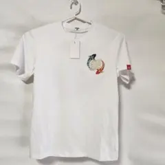 新品タグ付】定価9千円 PREVIS 鯉 陰陽 全面刺繍 白 和柄 L相当