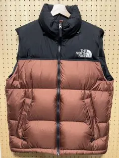 THE NORTH FACE ／ヌプシ⭐︎ダウンベスト M 黒/カプチーノ⭐︎美品