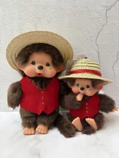新品タグ付き　ワンピース　コラボ　モンチッチ ぬいぐるみ　キーチェーン　セット