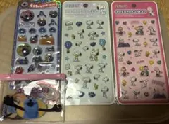 スヌーピー ぷっくりシール SUNSUN シール 4点セット