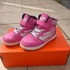 VANS OFF THE WALL ハイカットシューズ ピンク