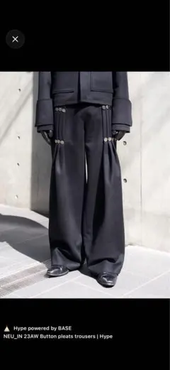 NEU_IN 25AW Pleated Trousers - メルカリ