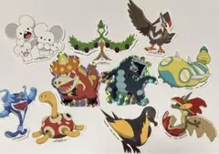 ポケモン　シール　ダイカットステッカー　おすそ分け