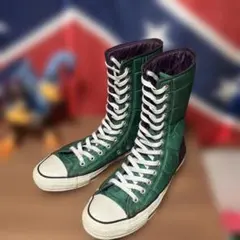 Converse ハイカットスニーカー 緑紫