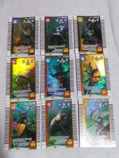 【美品】2006夏ネイチャーレア9枚(ムシキング)+おまけ