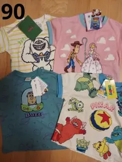 ピクサー トイ・ストーリー モンスターズインク 半袖シャツ 90