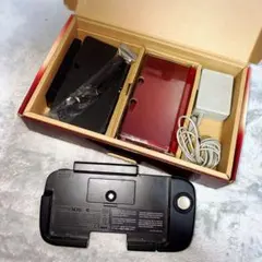 動作確認済み　箱つき　3DS フレアレッド　箱、拡張スライドパッド付
