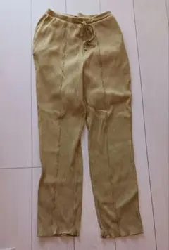 リブパンツ カジュアルパンツ