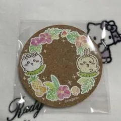映画ちいかわ 人魚の島の秘密トレーディング コルクコースター　うさぎ ちいかわ