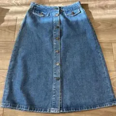 ZARA BASIC DEPT. デニムスカート ひざ丈