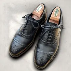 極美品 チーニー フランシス セミブローグ 6F 黒 6184ラスト 箱付のサムネイル