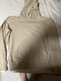 Champion ベージュ パーカー Lサイズ