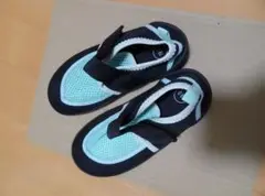 水陸両用ウォーターシューズ　ミント　19cm