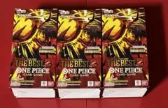 ワンピースカード THE BEST 2 未開封 テープ付き 3BOX