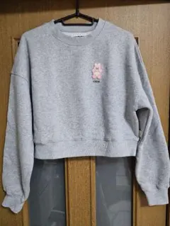 1度着用★KIRSHクロップドトレーナー