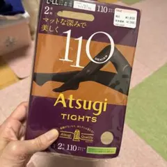 Atsugi 110デニール タイツ L-LL 2枚入り