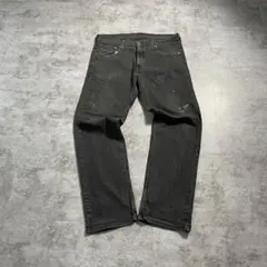 W38 L32】 japan levi's 先染ブラック リーバイス 569 - メルカリ