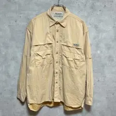 コロンビア PFG フィッシングシャツ 長袖 M 古着アースカラーのサムネイル