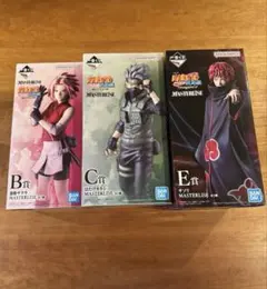 一番くじ NARUTO-ナルト- 疾風伝 Ｂ、Ｃ、Ｅ賞セットとおまけ付