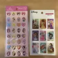 ディズニープリンセス シール 2シートセット