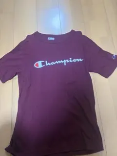 Champion Tシャツ バーガンディ S