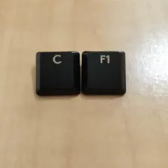 黒いキーキャップ C F1 MXスタイル