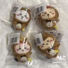 ちいかわ　たぬきだもんくじC賞　うさぎ・ちいかわ・くりまんじゅう・古本屋