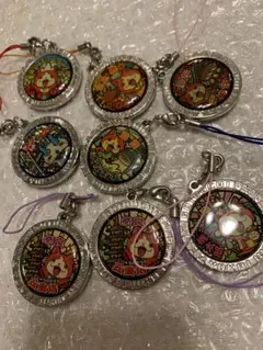 妖怪ウォッチメタルキーホルダー　8個