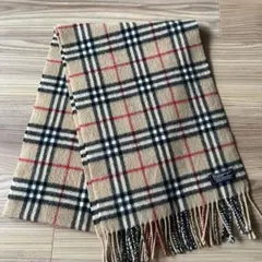 ♪♪新品タグ・袋付 Burberrys バーバリー ラムウール マフラー 英国製 英国製 Burberrysバーバリー タータンチェック ラムウール