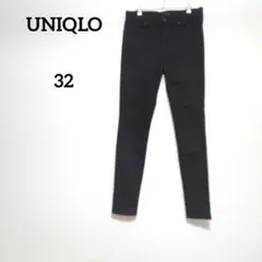 定番 UNIQLO ウルトラストレッチジーンズ ブラックスキニーデニムパンツ