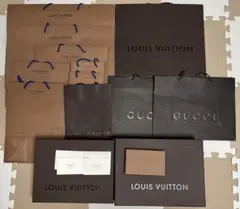 【LOUIS VUITTON】【GUCCI】箱 ショップ袋 まとめ売り