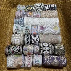 ♡インド刺繍リボン♡新作入り♡スペシャル福袋50センチ25本